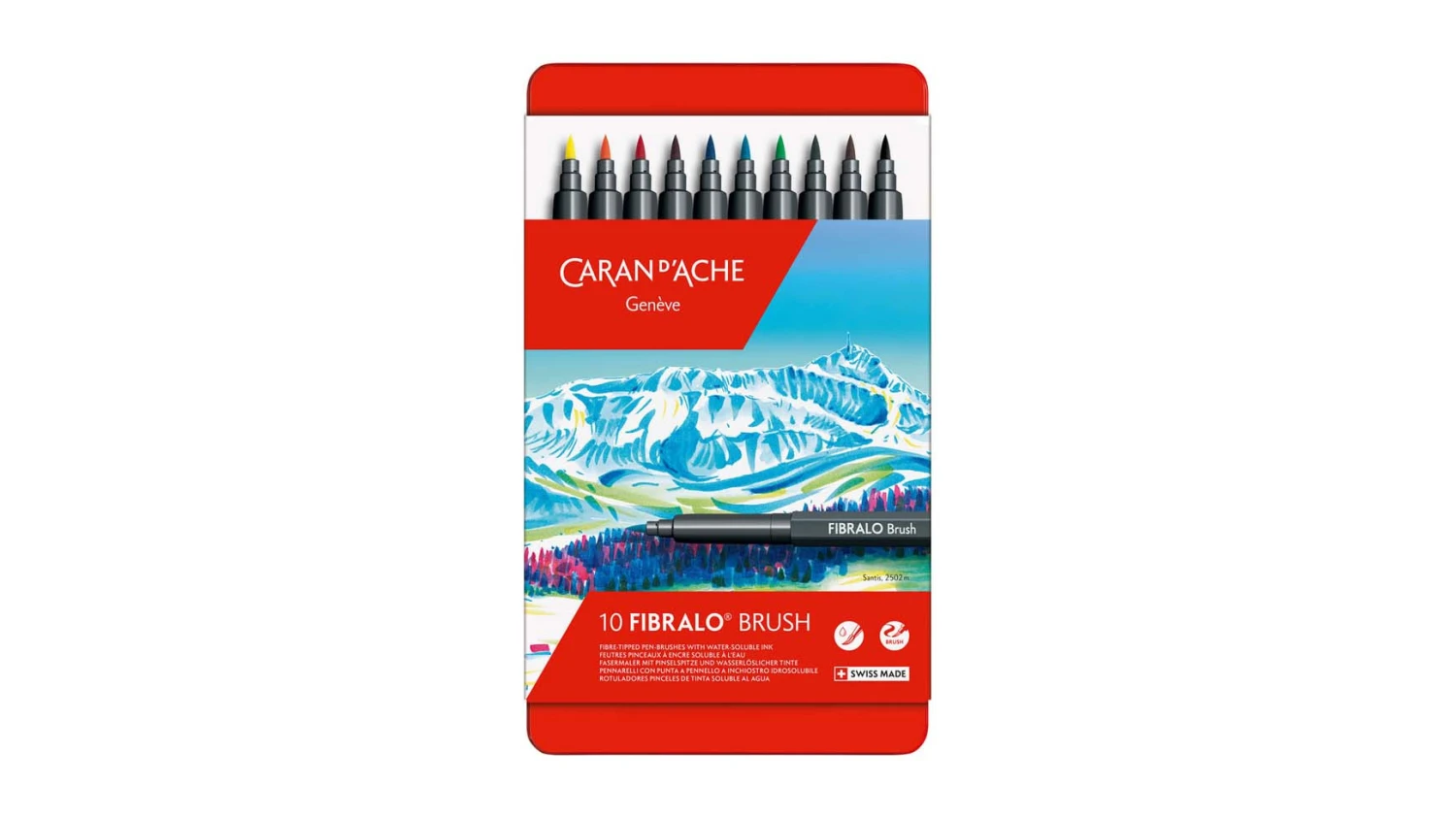 CARAN D'ACHE Classic Fibralo Brush 0.5-5 mm (10x)