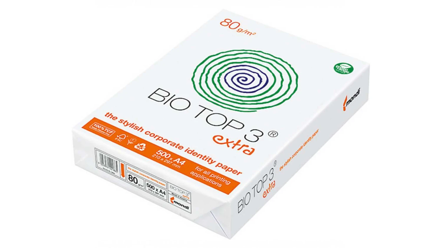 BIO TOP 3 Universalpapier Extra A3, 80 g/m², 500 Blatt
