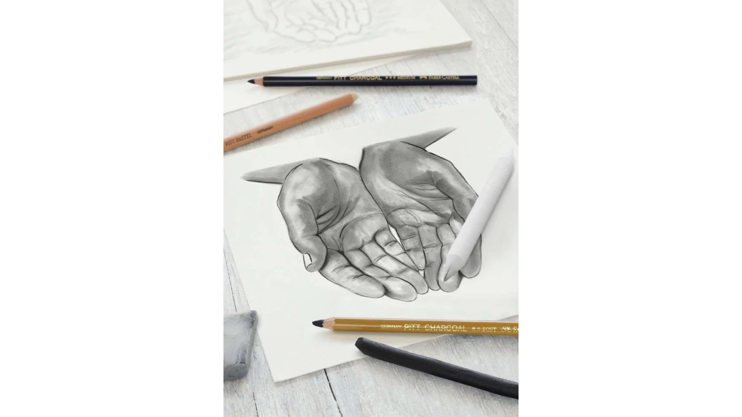 FABER-CASTELL Zeichenset Kohle