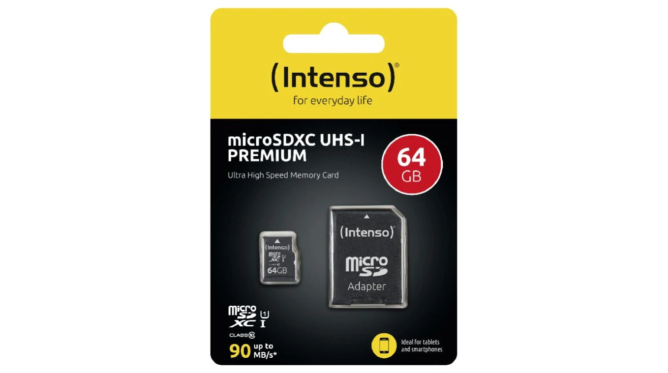 INTENSO Micro SDXC Card PREMIUM 64GB
