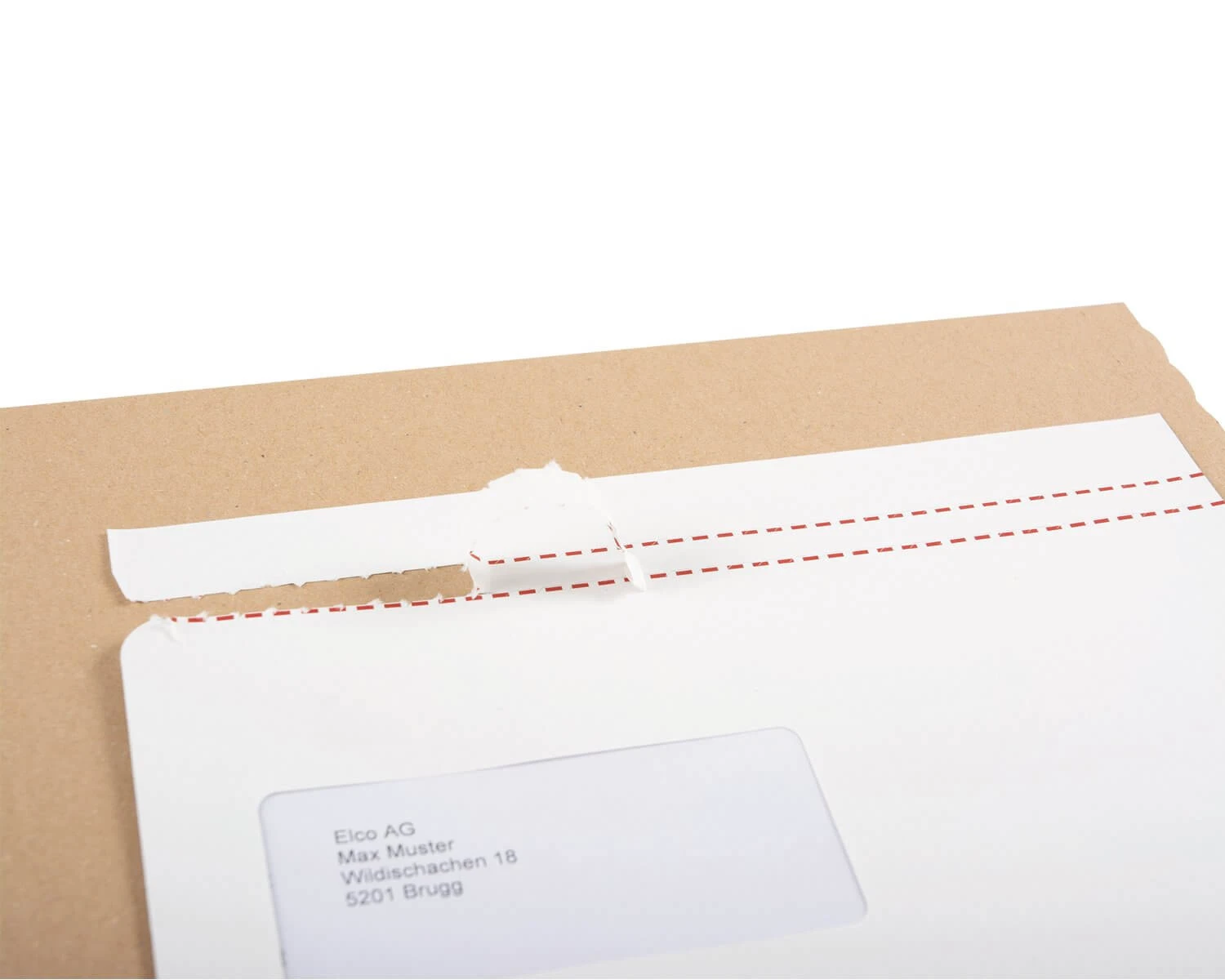 ELCO Quick Vitro Papier C5, neutral , Fenster links