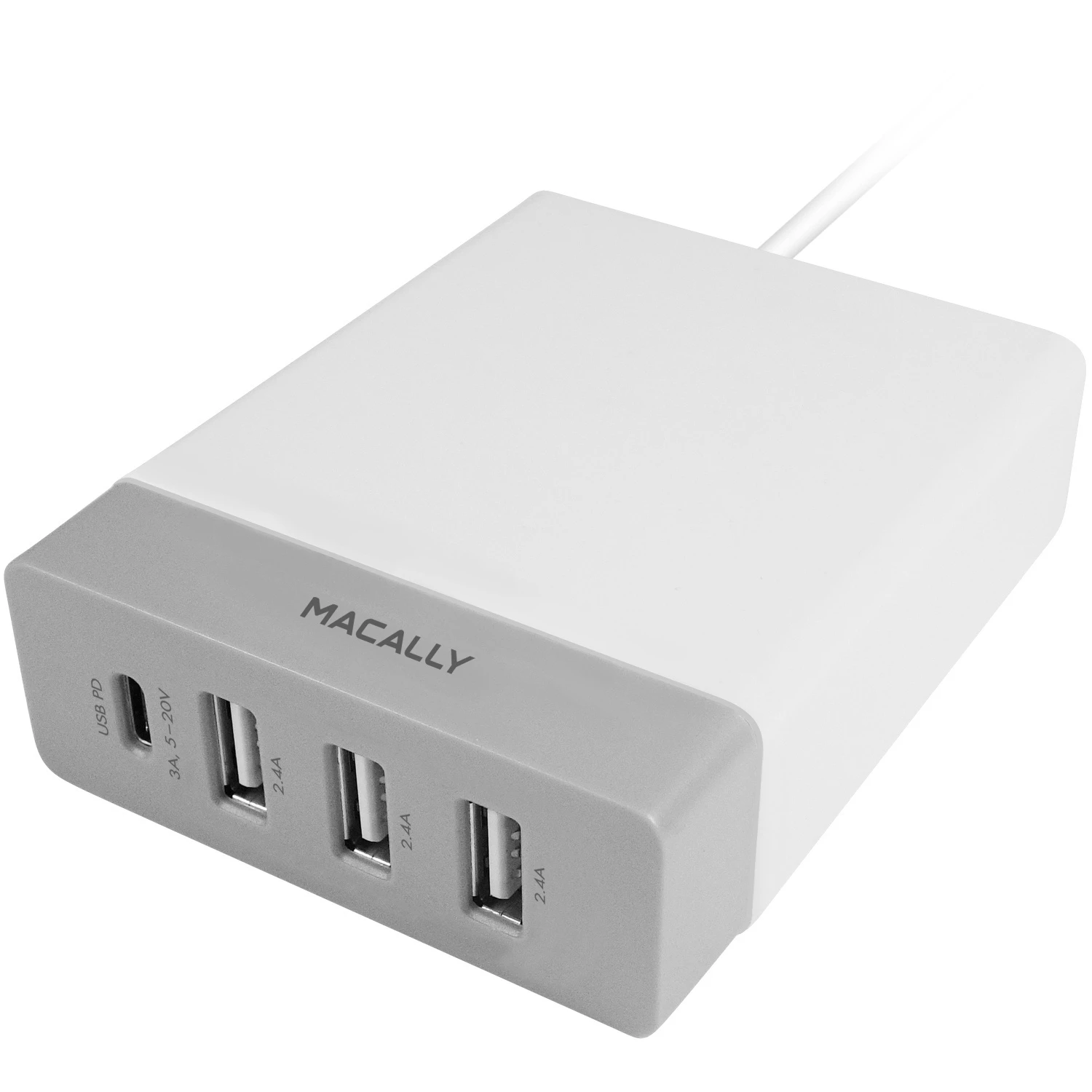 MACALLY HOME72 Netzladegerät 4 USB Ports