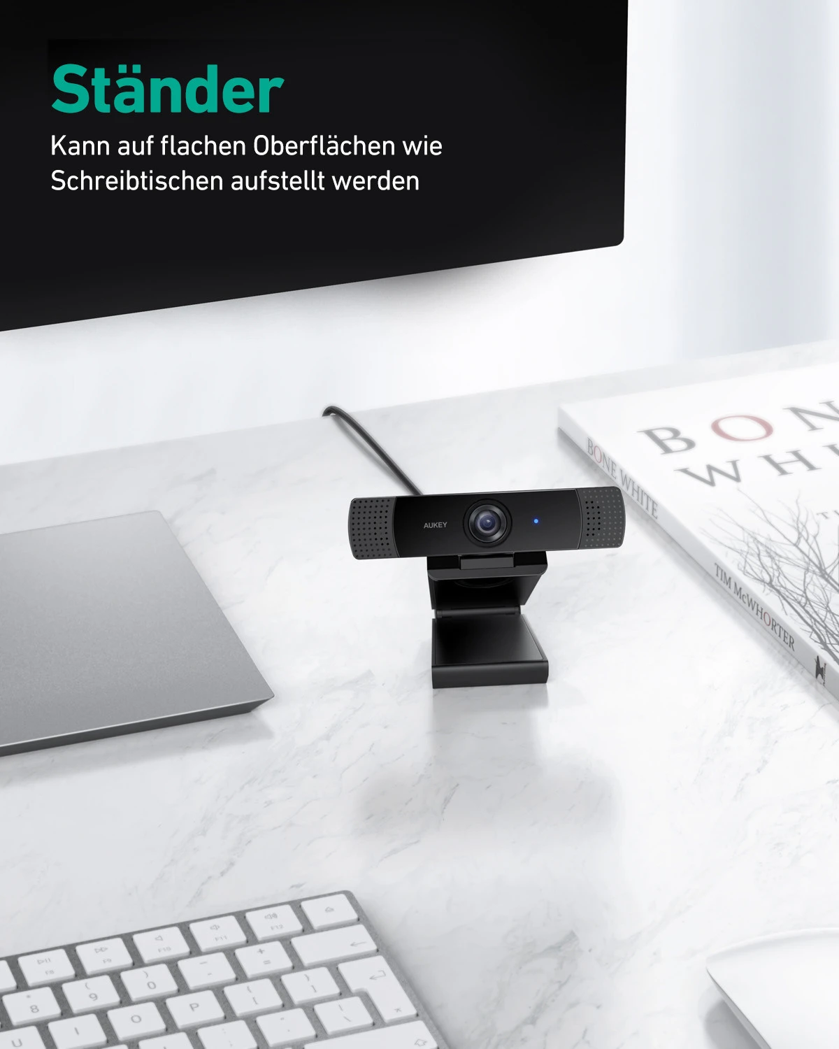 AUKEY Stream Webcam 1080P Dual Mic
