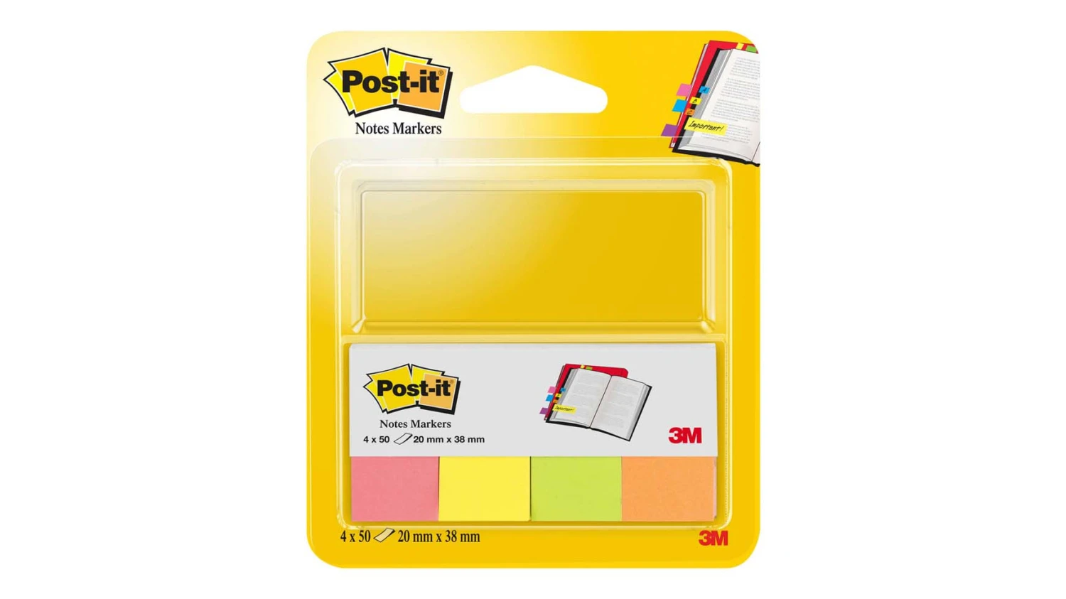 POST-IT Haftstreifen 4 x 50 Blatt