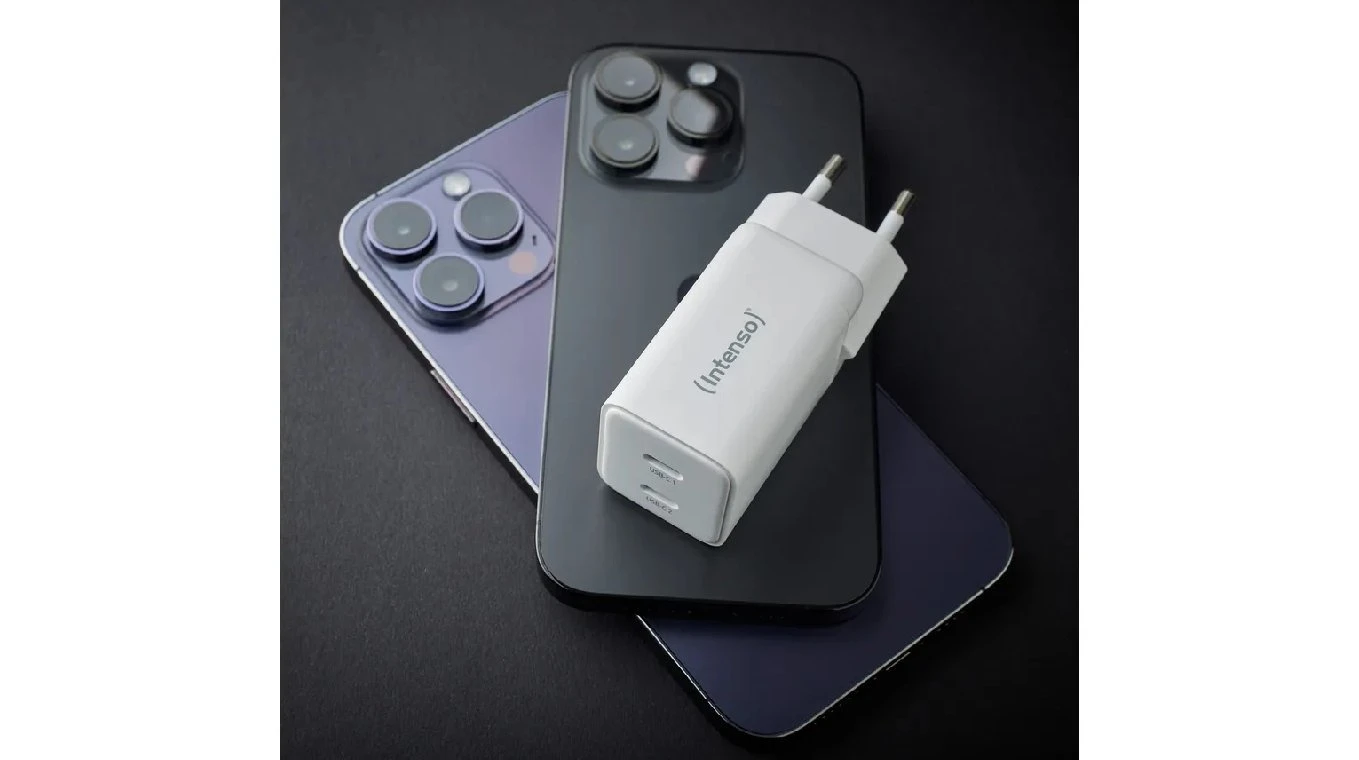 INTENSO Power Charger 40W GaN 2x USB-C