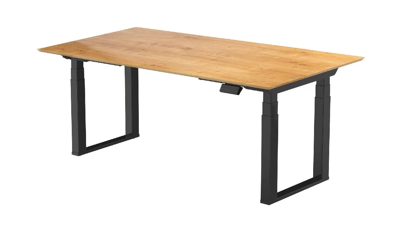 Contini höhenverstellbarer Bürotisch rechteckig 1.6 × 0.8 m