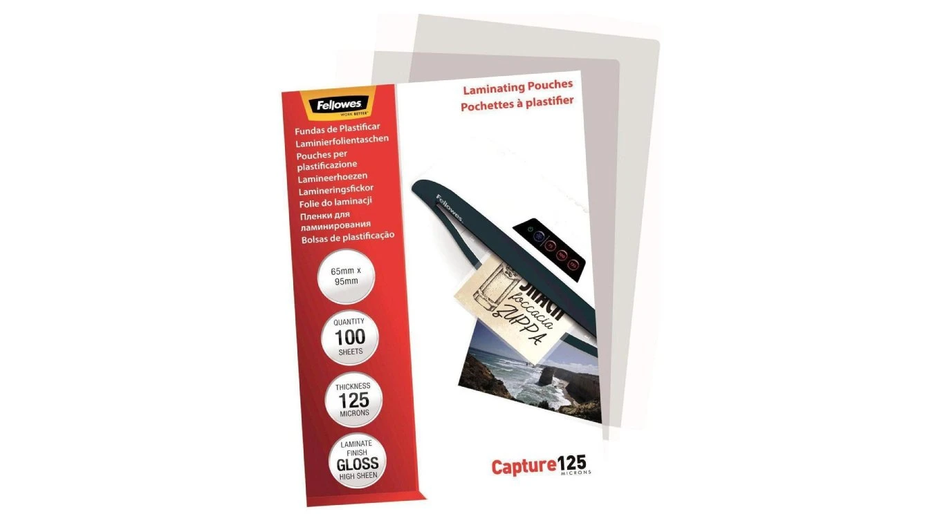 FELLOWES Capture 125 Laminierfolien 65x95mm