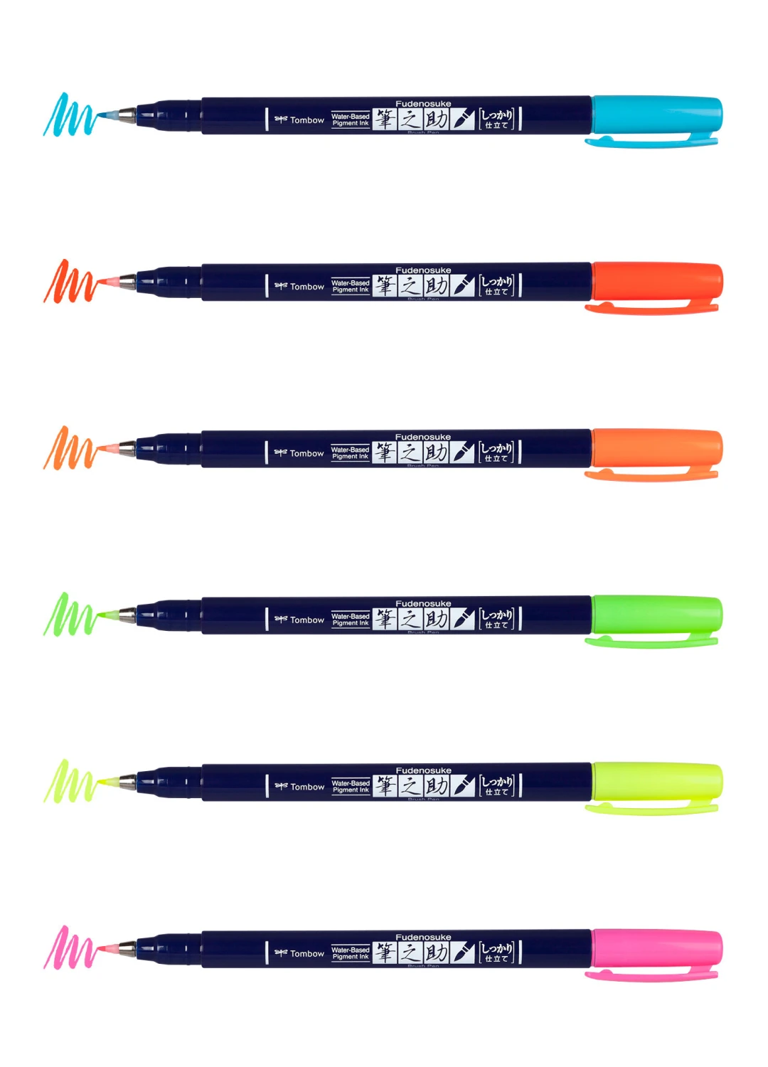 TOMBOW Kalligraphie Set 6 Farben, Neon