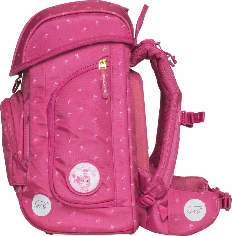 BECKMANN Schulrucksack-Set Plus Air mit Wendetasche