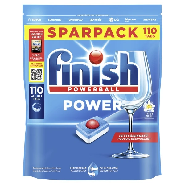 FINISH Geschirrspültabs Powerball Power 330 Stück