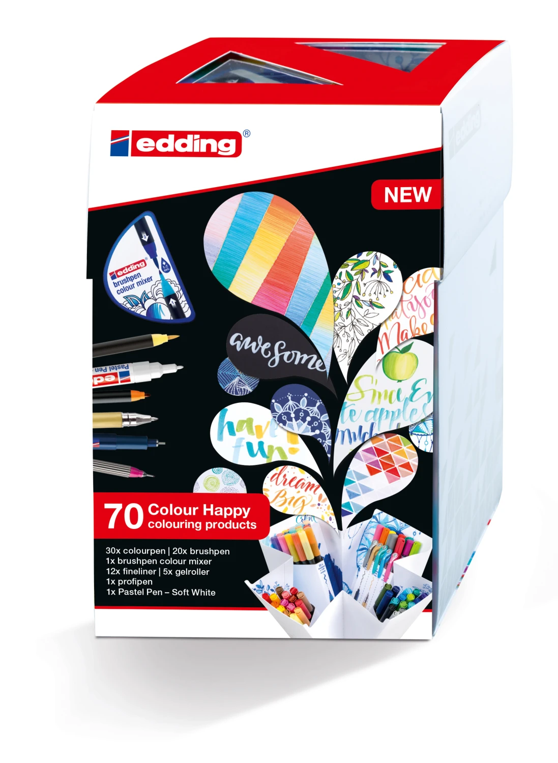 EDDING 1340 Brushpen Color Happy Box
