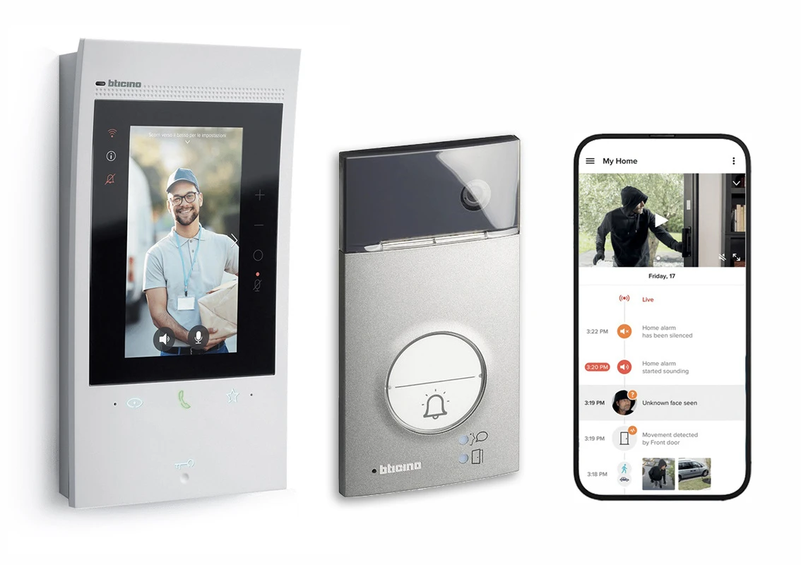 Bticino with Netatmo Classe 300EOS EFH-Videoset