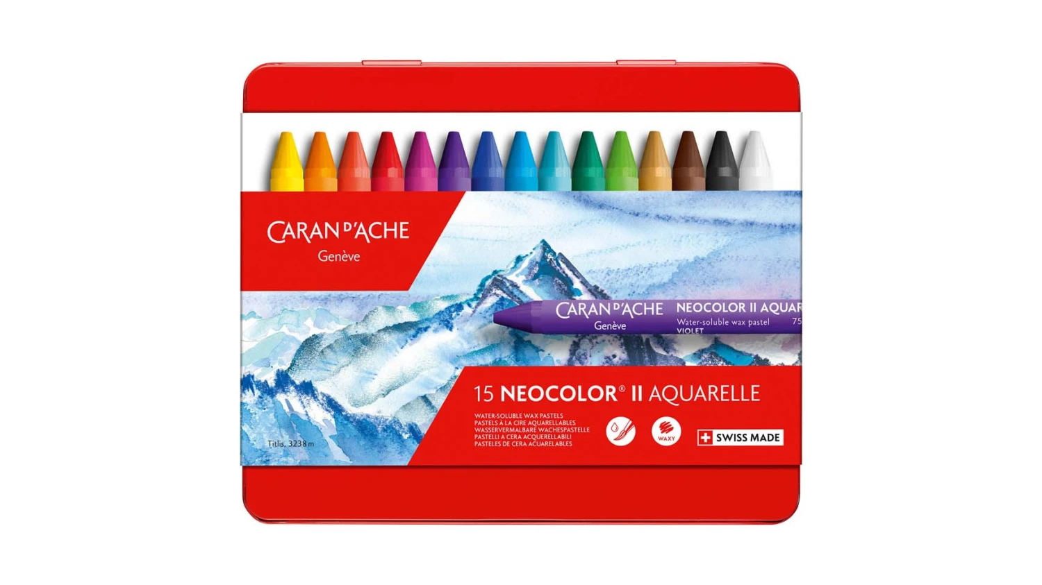 CARAN D'ACHE Wachspastelle Neocolor II (15x)