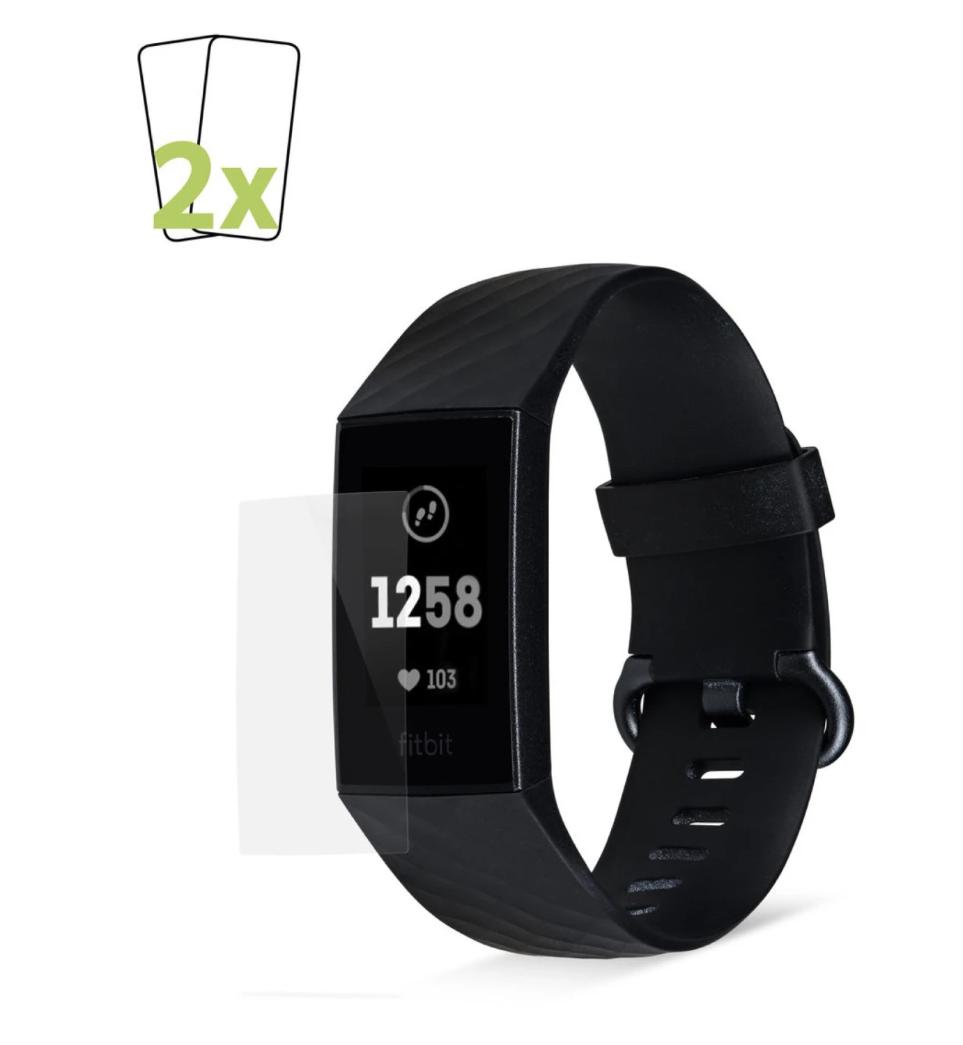 ARTWIZZ ScratchStopper Bildschirmschutz Fitbit Charge 3