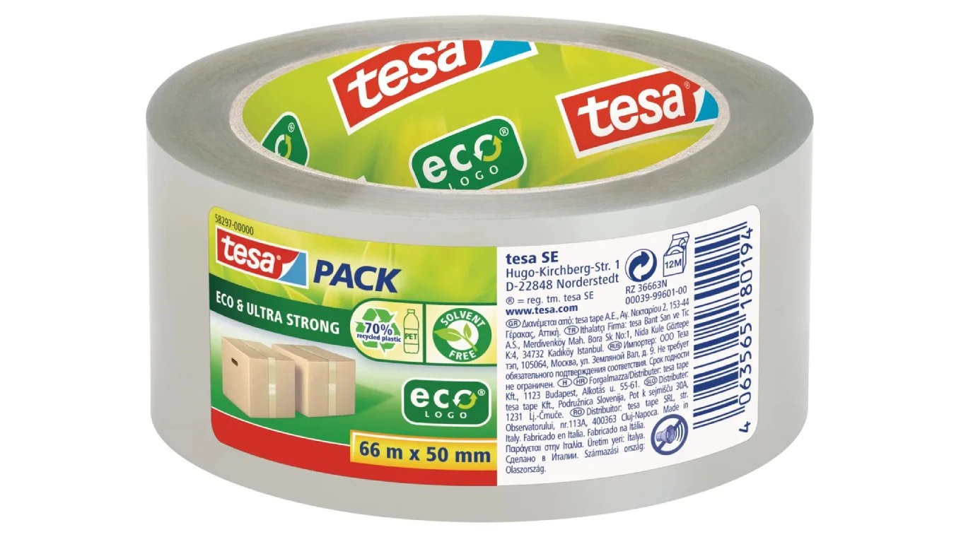 TESA Verpackungsband Eco & Ultra Strong 50 mm x 66 m