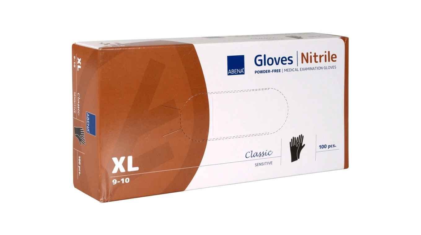 ABENA Nitrilhandschuhe Classic Sensitive Gr. XL, 100 Stück
