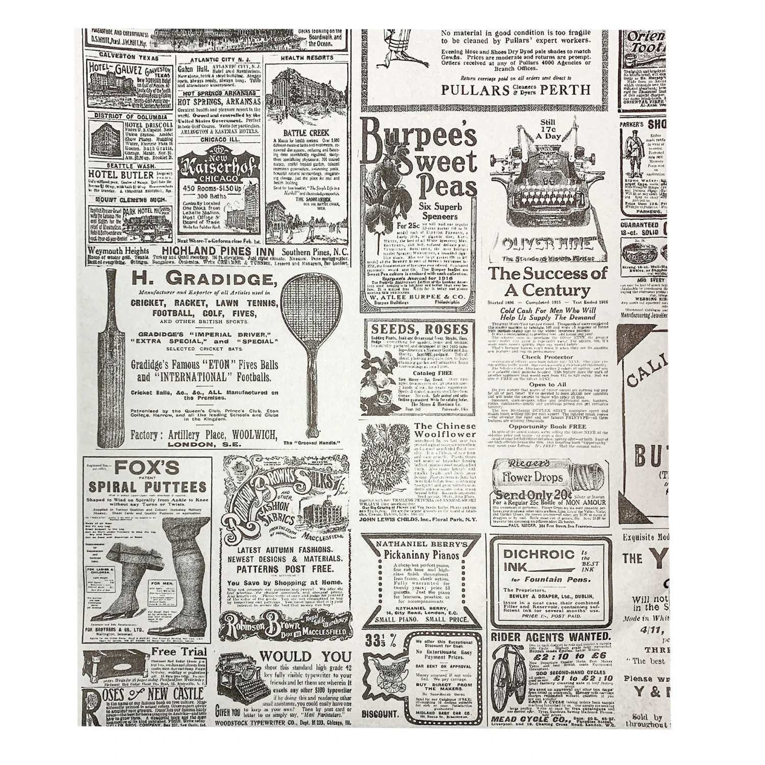 Wickelpapier "Times" 1'000 Stück