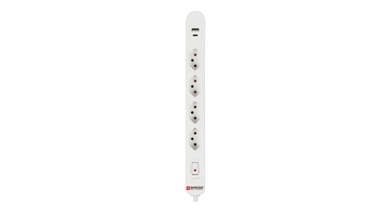 SKROSS Steckdosenleiste Home Station USB 1.5 m