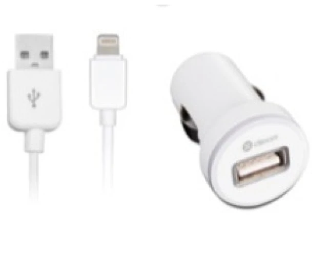 Dexim Car Charger mit Lightning Kabel - 1 m