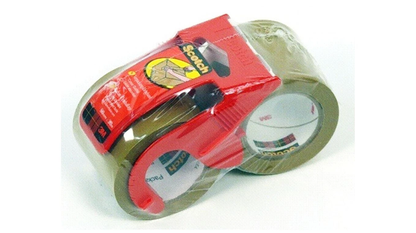 SCOTCH Verpackungsband braun 48mm x 20m + Abroller