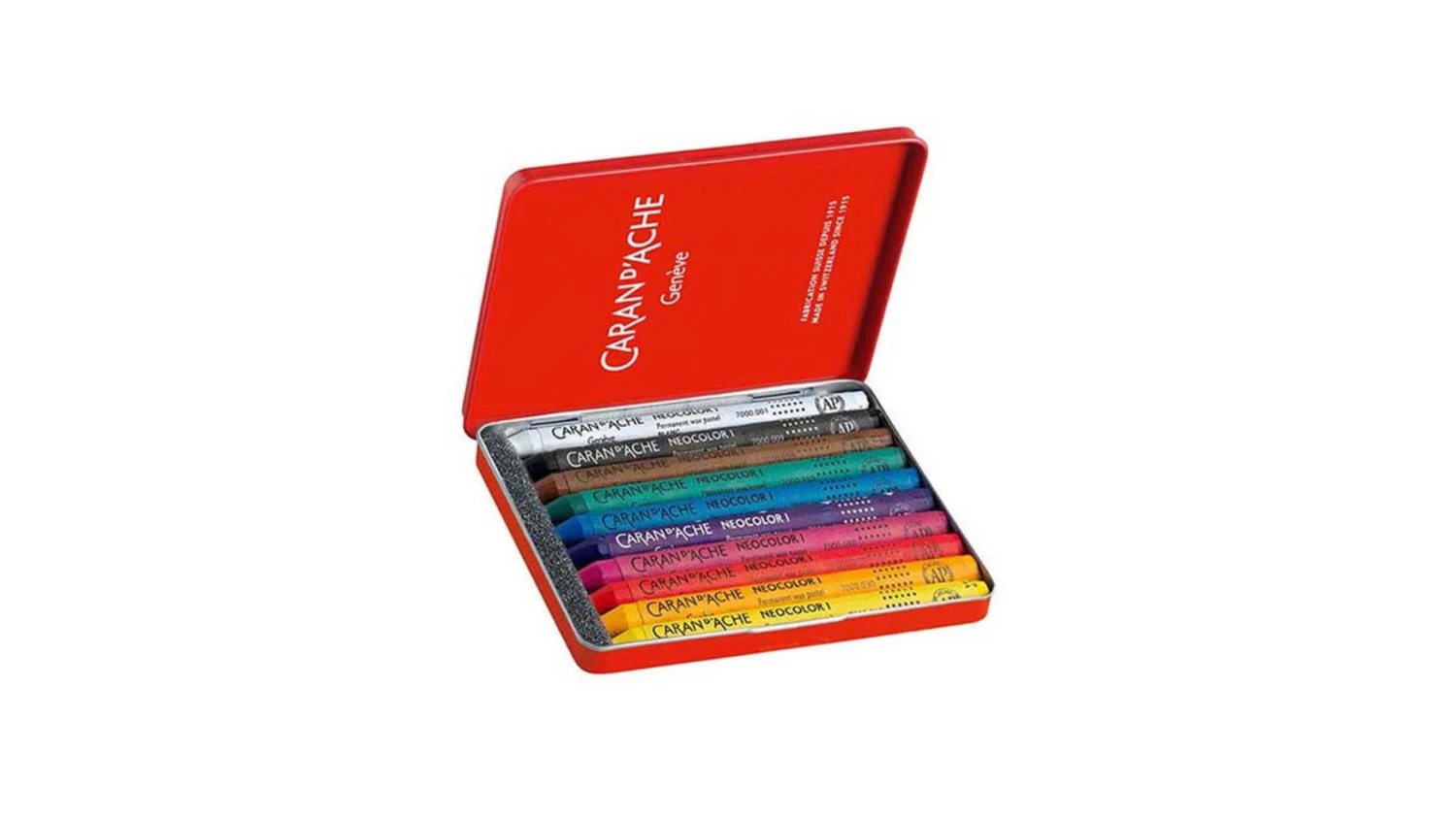 CARAN D'ACHE Wachsmalkreide Neocolor 1 - 10 Farben