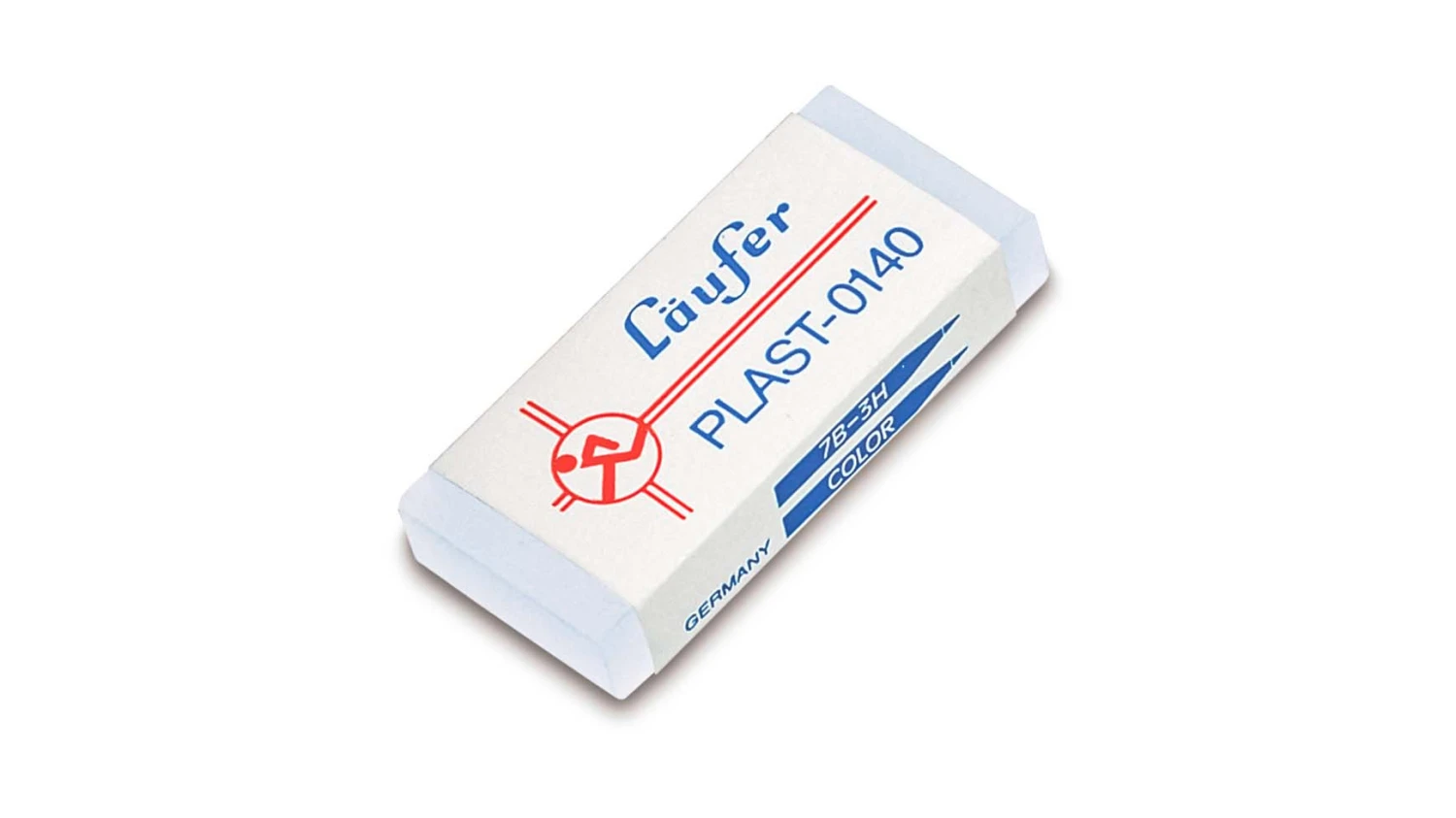 LÄUFER Plast-Radierer 46x20x9mm
