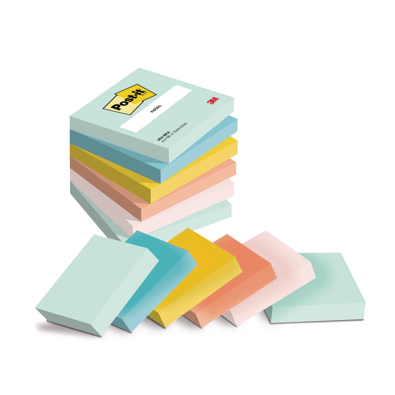 POST-IT Haftnotizen Beachside Collection 6 x 100 Blatt