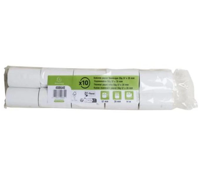 EXACOMPTA Thermorollen 57 mm x 14 m, 10 Stück
