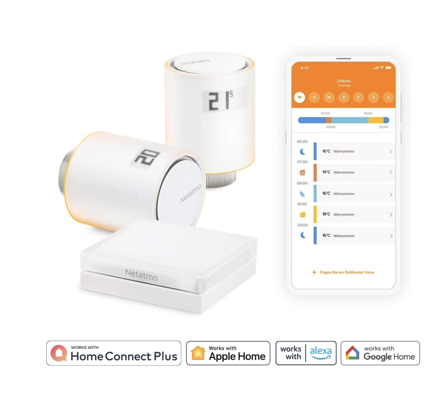 Netatmo Smarte Heizkörperthermostate Starterpaket