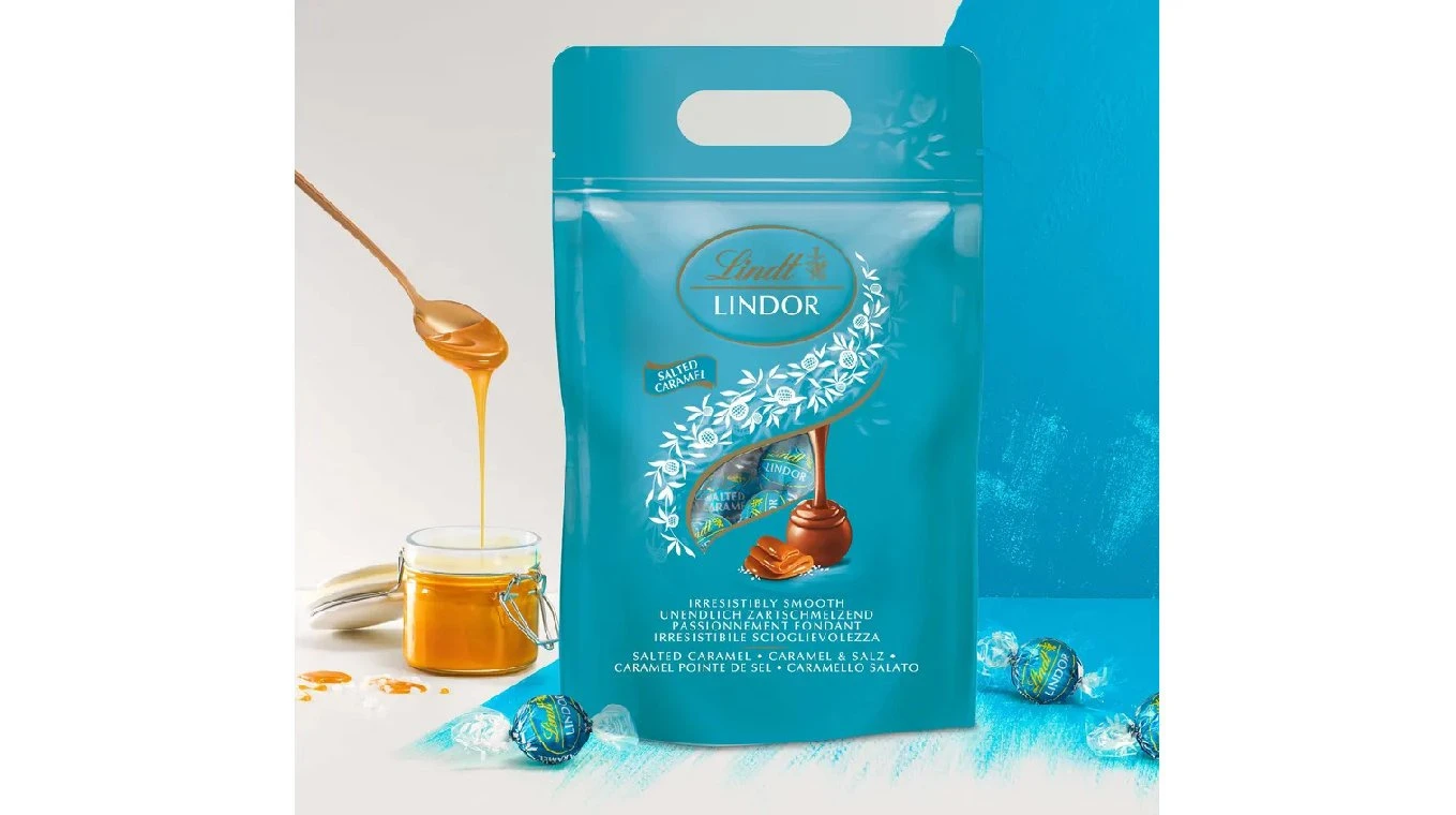 LINDT Lindor Kugeln Saltet Caramel 1000g