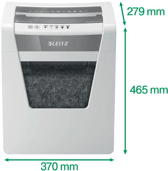 LEITZ Aktenvernichter IQ Office, P-5, 23lt