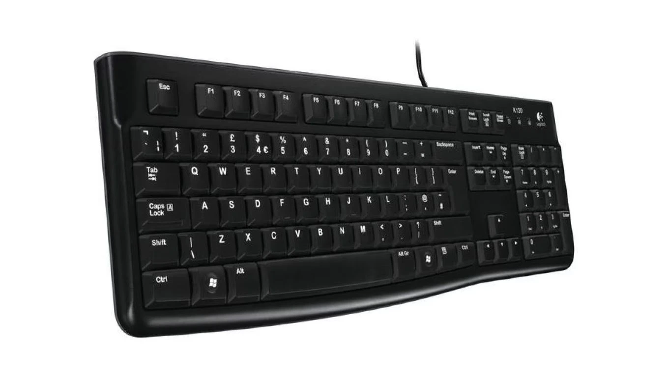 LOGITECH K120 Standard USB Computertastatur