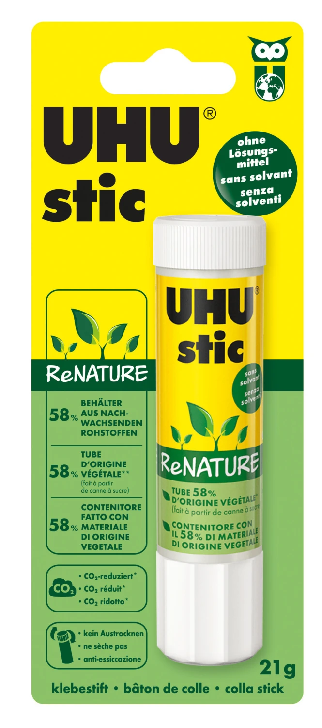 UHU Klebestift ReNATURE 21g