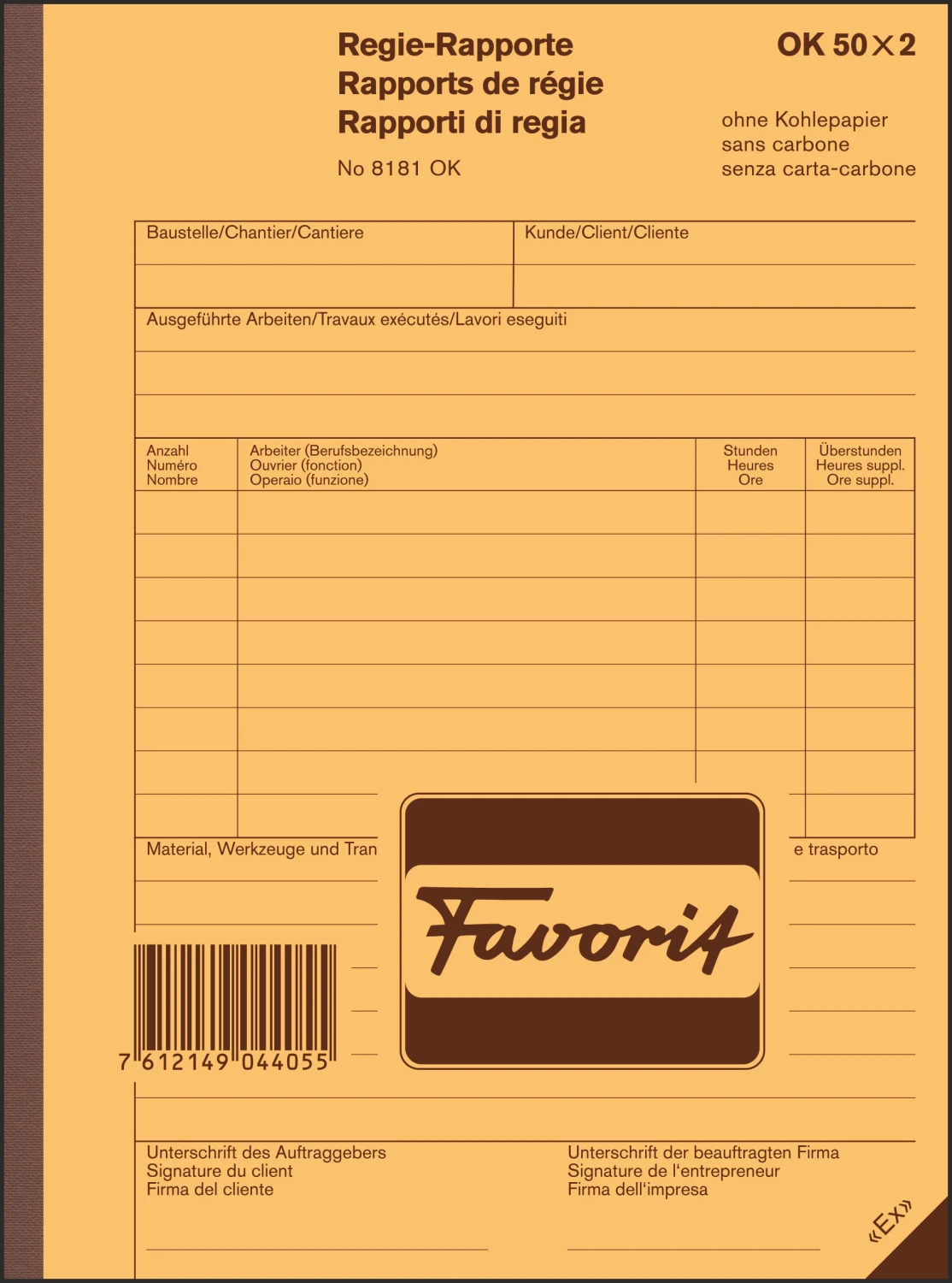 FAVORIT Regierapport D/F/I A5