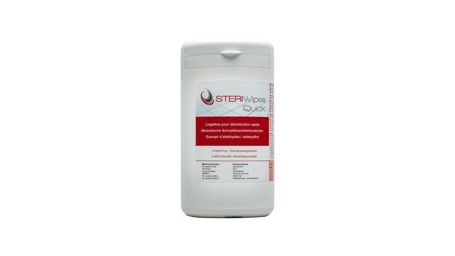 DENTIMED Flächendesinfektionstücher Steriwipes Quick 6 x 200 Stück