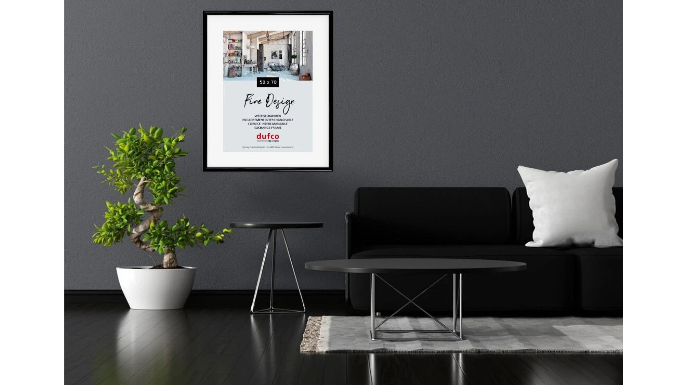 DUFCO "Fine Design" Bilderrahmen Kunststoff 50 x 70 cm