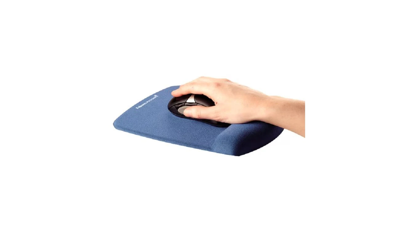 FELLOWES Mausmatte Plushtouch mit Handgelenkauflage