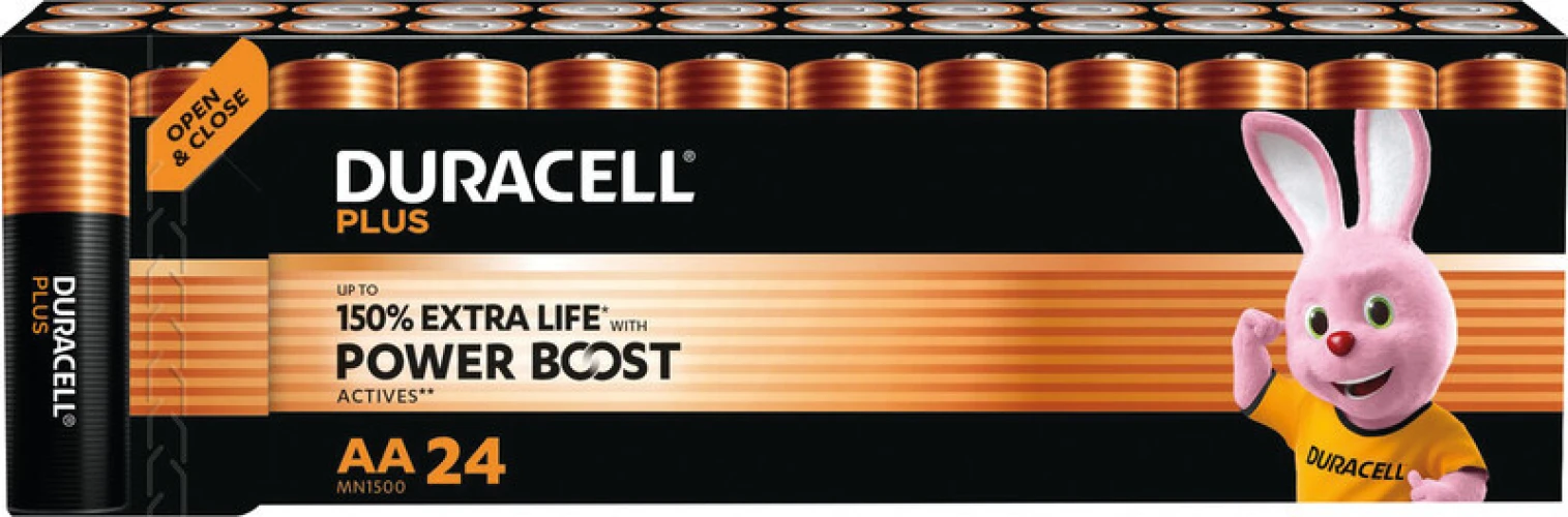 DURACELL Batterie Plus AA 24er Pack