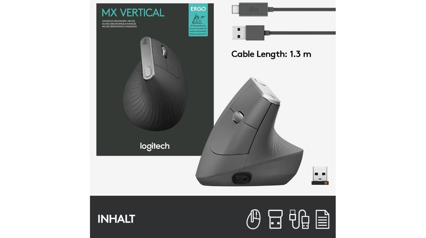 LOGITECH MX Vertical Ergonomic Mouse