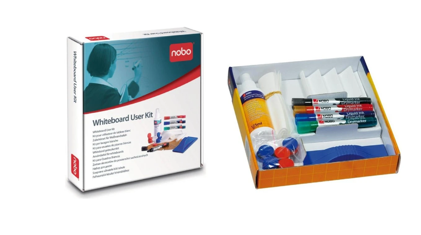 NOBO Starterset für Magnettafel/Whiteboard