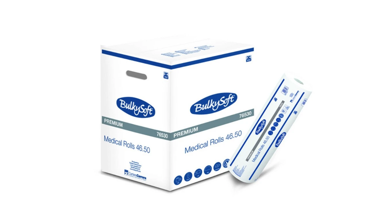 BULKYSOFT Ärzterolle Premium 2-lagig, 50 cm x 46 lfm, 9 Rollen