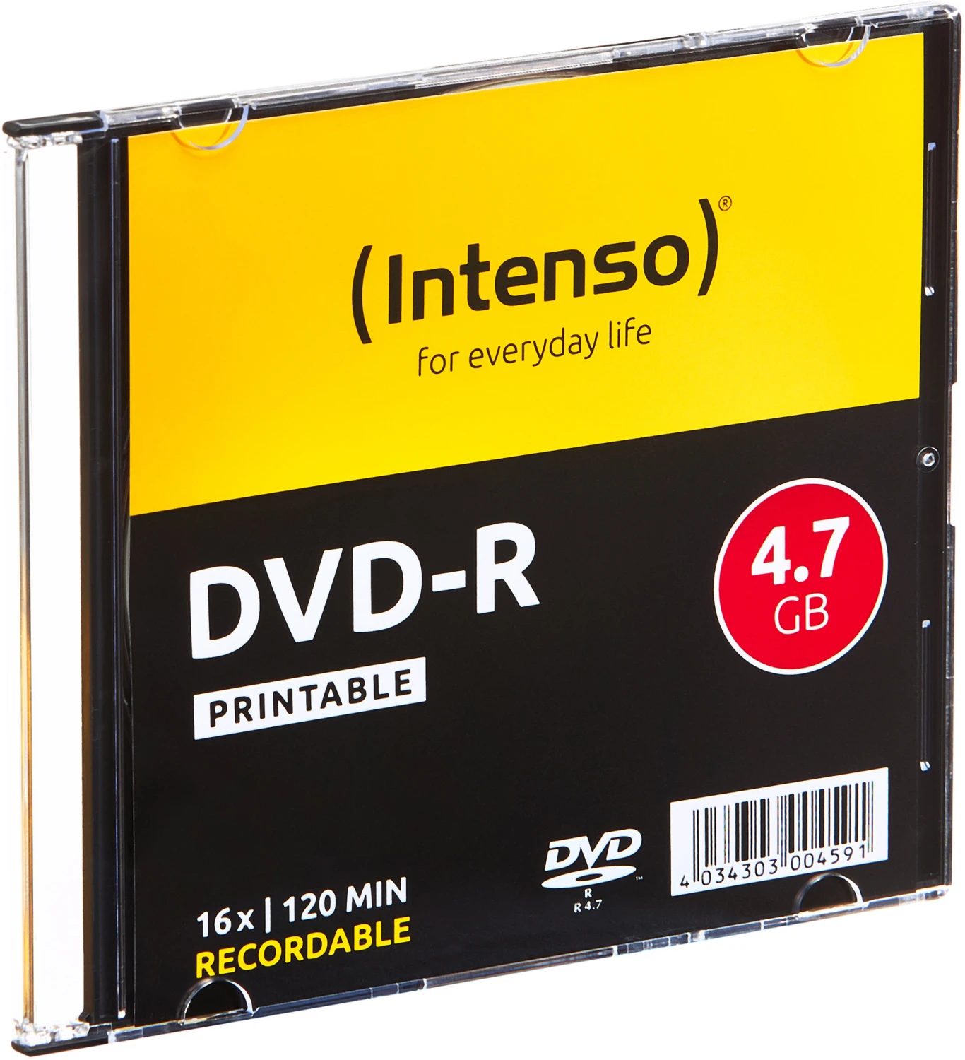 INTENSO DVD-R Slim 4.7GB - 10 Stk.