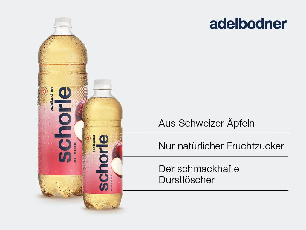 ADELBODNER Apfelschorle 6 x 1.5 Liter