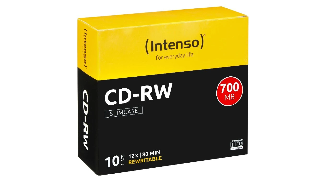 INTENSO CD-RW Slim 80MIN/700MB