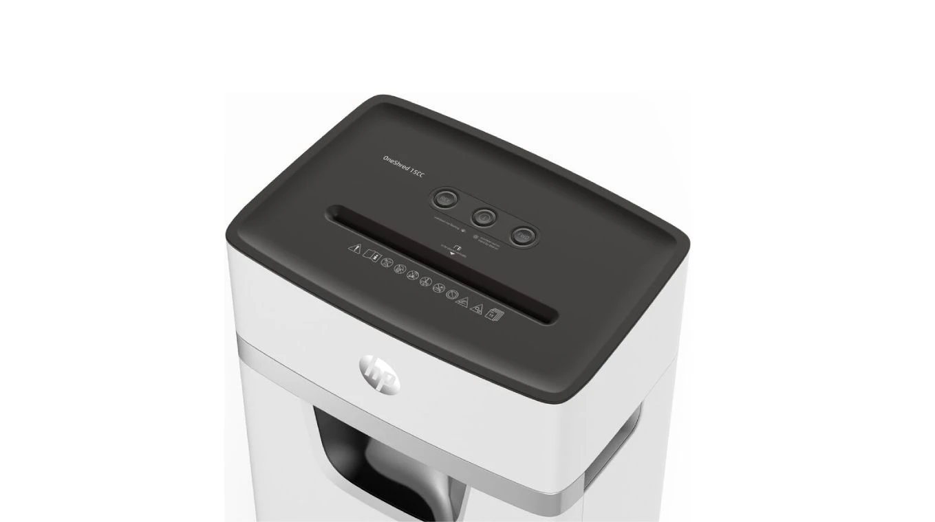 HP Oneshred 15CC Aktenvernichter mit Partikelschnitt