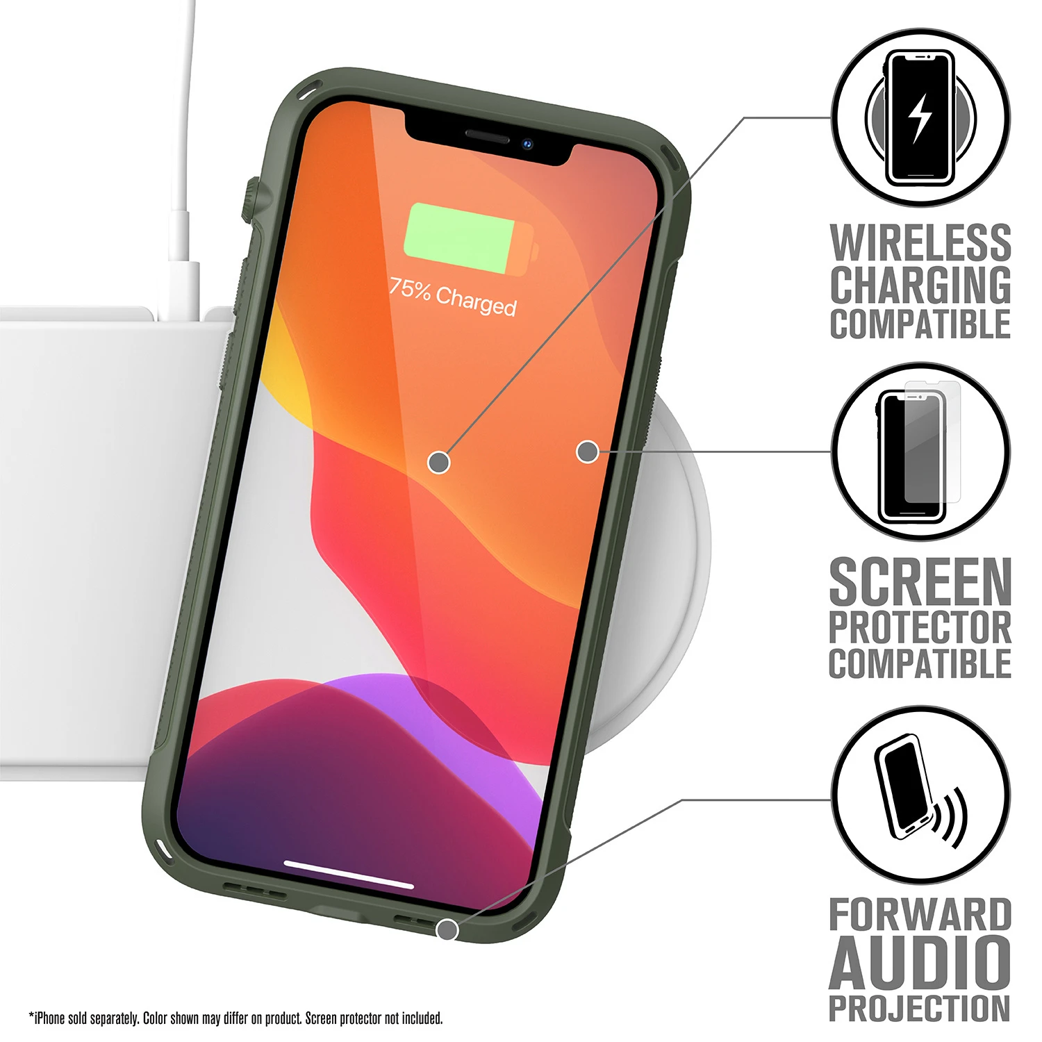 CATALYST Vibe Schock Resistentes Case iPhone 12/12 Pro