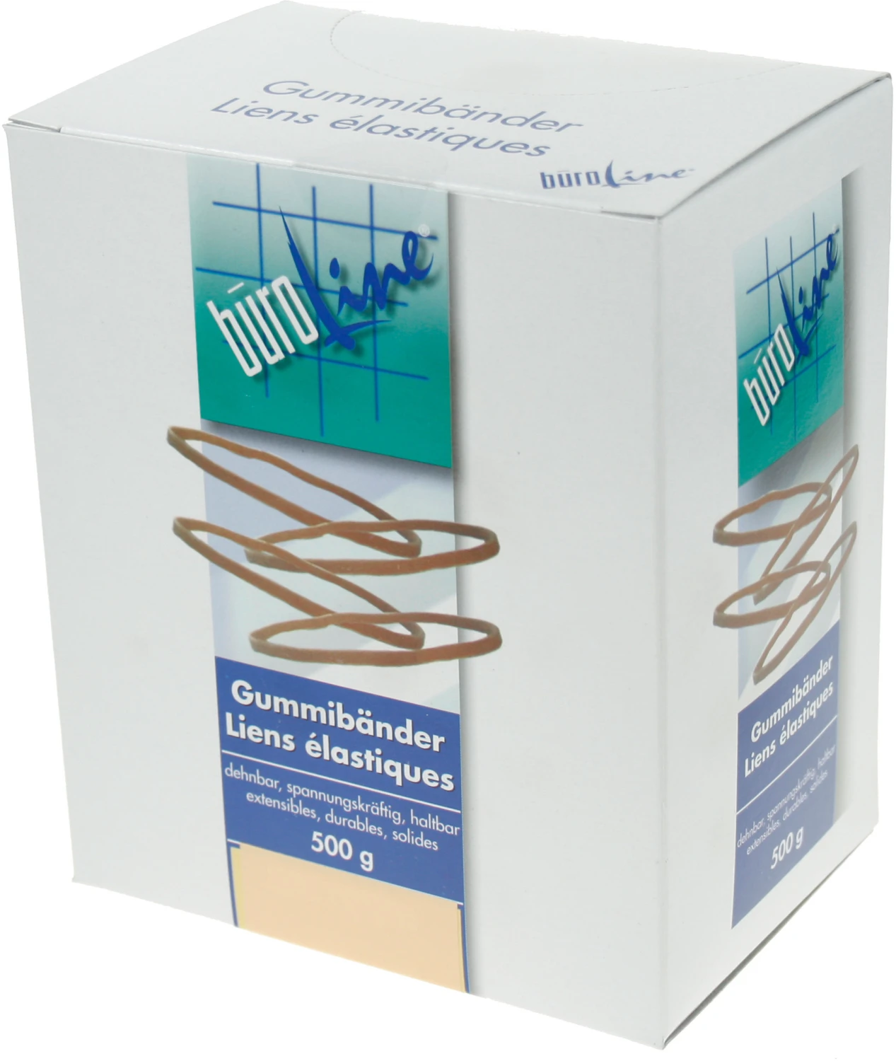 BÜROLINE Gummibänder 90 x 3 mm - 500g