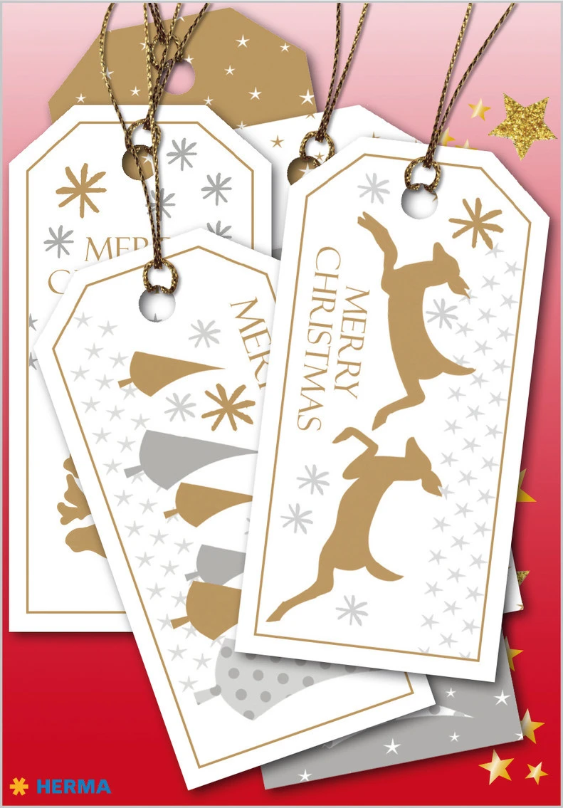 HERMA 15273 Geschenkanhänger Weihnachten