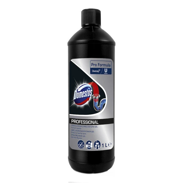 DOMESTOS Abflussreiniger Professional Power-Gel 6 x 1 L