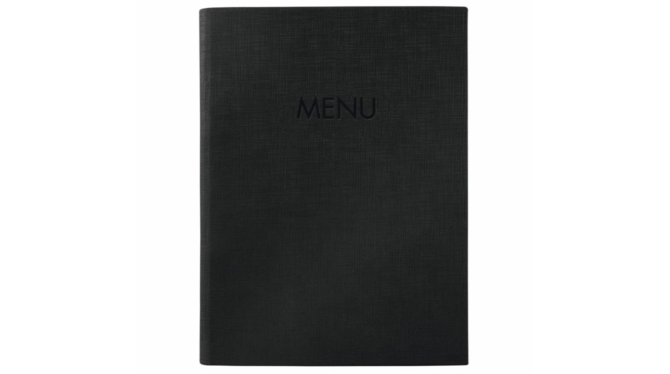 SIGEL Speisekarten-Mappe - mit Gummibindung - für 8 Seiten